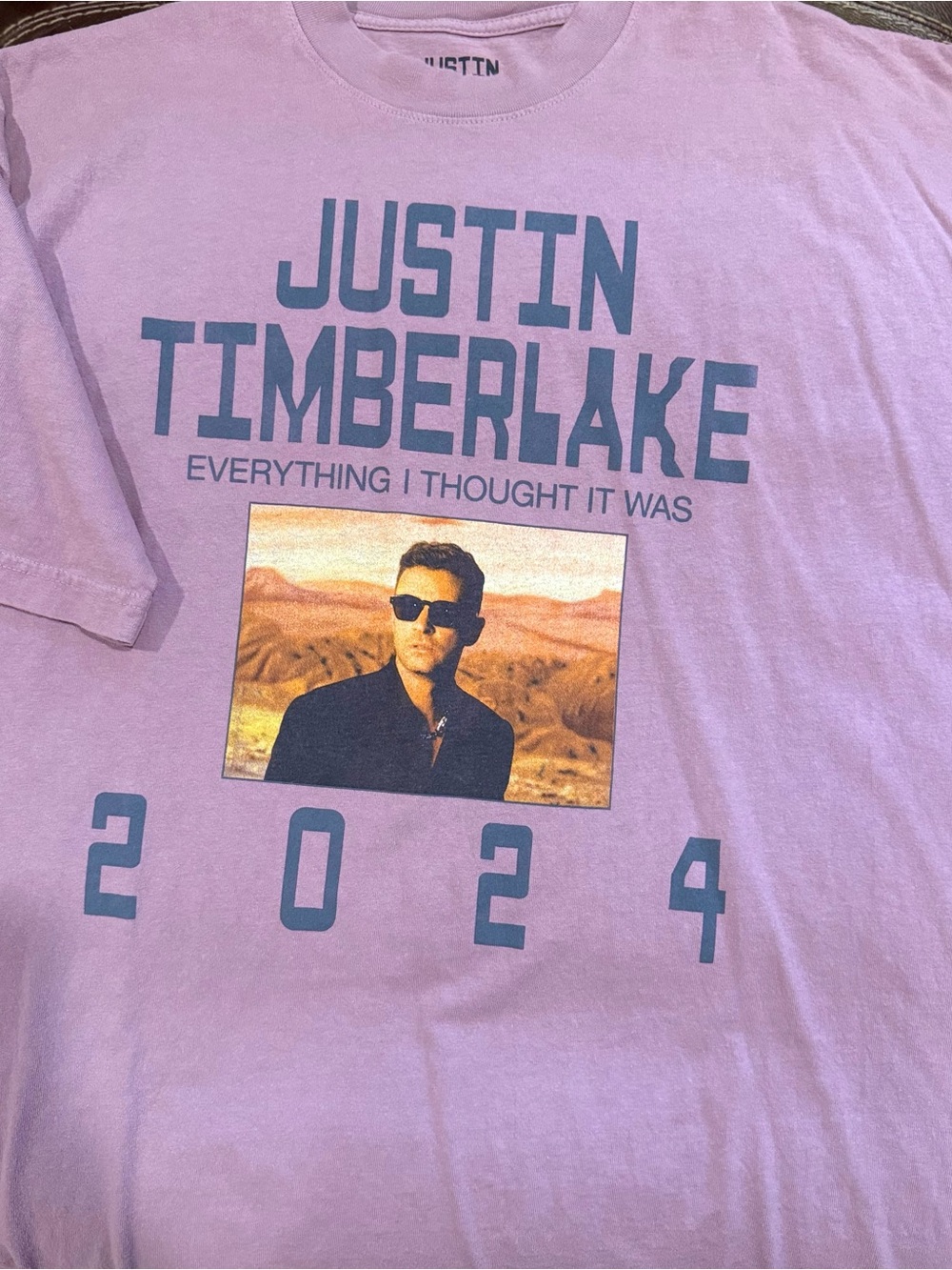 Unisex Justin Timberlake “Everything I thought I Was” 2024 tour graphic Tee